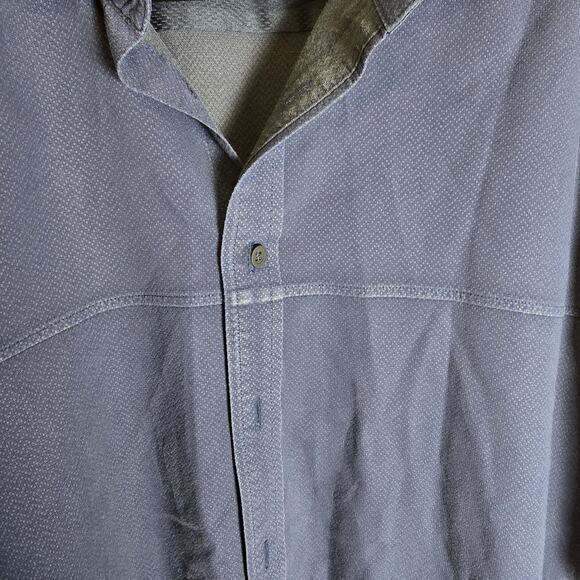 Awearness Kenneth Cole Button Up-Blue-Men's L - Picture 2 of 7